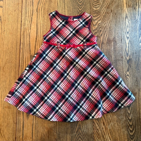 Ladybird Other - Charming Kids Plaid Dress - Red, Black, White